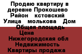Продаю квартиру в деревне Прокошево › Район ­ кстовский › Улица ­ молькова › Дом ­ 0 › Общая площадь ­ 42 › Цена ­ 1 000 000 - Нижегородская обл. Недвижимость » Квартиры продажа   